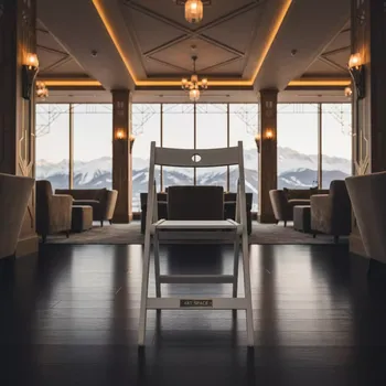 Аренда Стул складной Терье Terje White в Karat Resort — ART SPACE