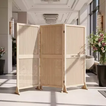 Аренда Ширма деревянная бежевая 2х2 м в Mövenpick Hotel — ART SPACE