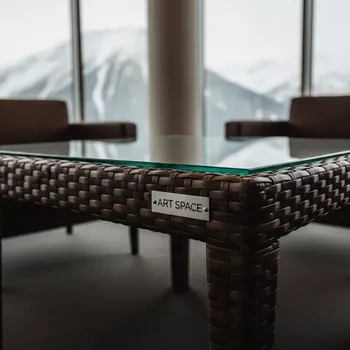 Аренда Стол из искусственного ротанга YH T4766G 2 brown в Radisson Hotel Rosa Khutor — ART SPACE