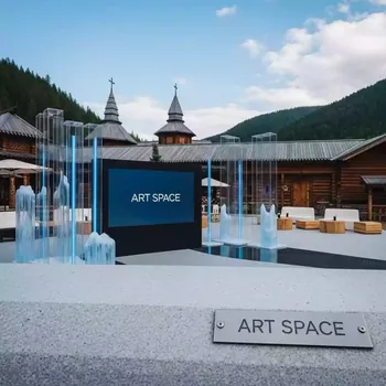 Аренда Новый год по сибирски для Social Quantum в этно-парке «Моя Россия» — ART SPACE