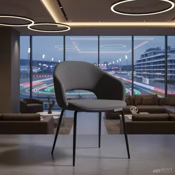 Аренда Кресло обеденное Flow темно серый в Bridge Resort — ART SPACE