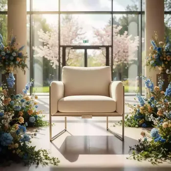 Аренда Стул Drezden букле Positiv каркас RAL муар в Radisson Collection Paradise — ART SPACE