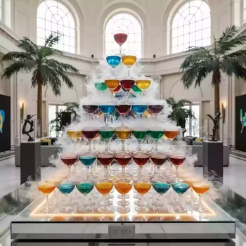 Аренда Пирамида из коктейлей 56 бокалов в Mantera Supreme — ART SPACE
