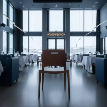 Аренда Стул Милан без подушек коричневый в ресторане «Sanremo» — ART SPACE