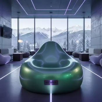 Аренда Кресло мешок пуфик зеленое в Rixos Krasnaya Polyana — ART SPACE