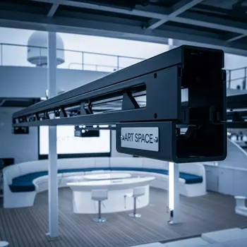 Аренда Система рельсовая Black Sensor BS SCHOOL 65 Medium на VIP теплоходе (Морпорт Сочи) — ART SPACE