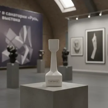 Аренда Подсвечник белый высота 20 см в санатории «Русь» — ART SPACE