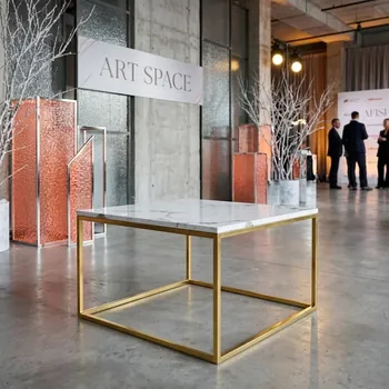 Аренда журнального стола Marble Gold в Сочи