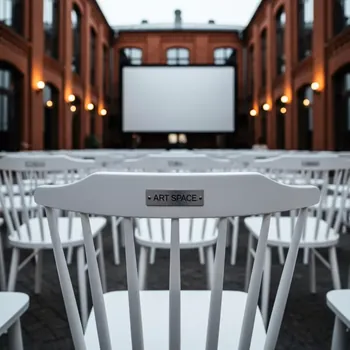Аренда Стул пластиковый новый белый Кьявари в Boutique Hotel PORTUM 1905 — ART SPACE