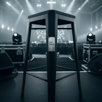 Аренда Стул барный черный Anji в VK Stadium Sirius — ART SPACE