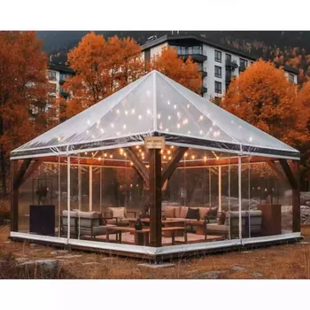 Аренда Шатер прозрачный деревянный 6х6 в Green Flow Hotel — ART SPACE