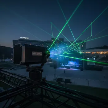 Аренда Проектор лазерный 4 Вт RGB laser light в комплексе «Дагомыс» — ART SPACE