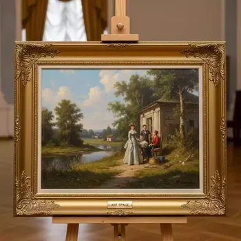 Аренда Картина Василия Максимова в усадьбе Голицына — ART SPACE
