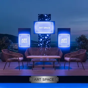 Аренда Комплект плетеной мебели T257A Y350A W53 4 Pcs brown в Cosmos Sochi Hotel — ART SPACE