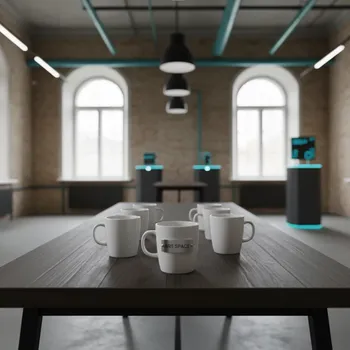Аренда Кружка Molti фарфор белая в усадьбе Голицына — ART SPACE