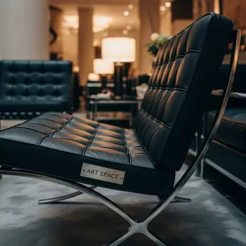 Аренда Диван черный Barcelona в Novotel Resort — ART SPACE
