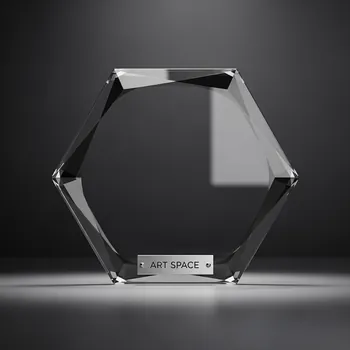 Аренда Тарелка стеклянная шестиугольная 270 мм в ресторане «Sanremo» — ART SPACE