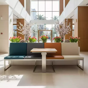 Аренда Система Alice Bench с четырьмя сиденьями и столиком в Pullman Sochi Centre — ART SPACE