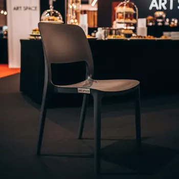 Аренда Стул пластиковый темно серый Portofino в Red Arena — ART SPACE