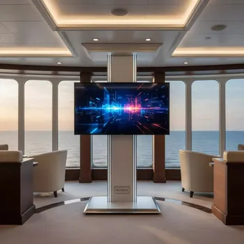 Аренда Стойка напольная для плазмы на VIP теплоходе (Морпорт Сочи) — ART SPACE