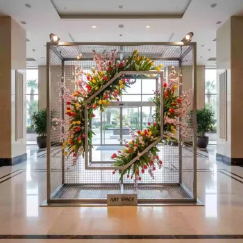 Аренда Фотозона весенняя с цветами в отеле Hyatt Regency Sochi — ART SPACE