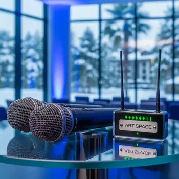 Аренда Комплект микрофонов беспроводных Shure PG 288 PG 58 Dual Vocal Wireless System в санатории «Заполярье» — ART SPACE