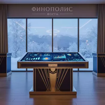 Аренда Стол интерактивный 55" UHD в ресторане «Паруса» — ART SPACE