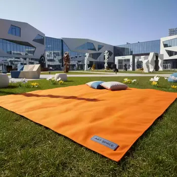 Аренда Плед для пикника Comfy оранжевый в Университете «Сириус» — ART SPACE