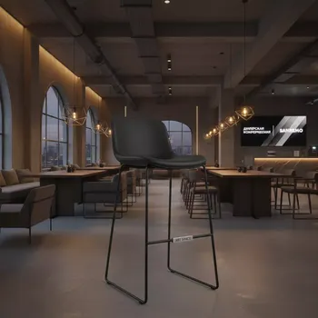 Аренда Барный стул Porsche Black в ресторане «Sanremo» — ART SPACE