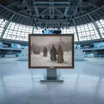 Аренда Картина Василия Максимова № 02 в ледовом дворце «Большой» — ART SPACE