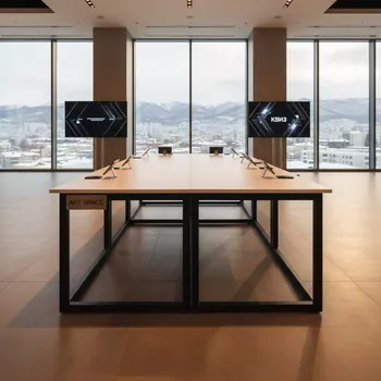 Аренда Стол Лидер 2 2000x900 белый черный в Mercure Сочи Центр — ART SPACE
