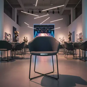Аренда Кресло обеденное AIKO DIVA серое в Radisson Collection Paradise — ART SPACE