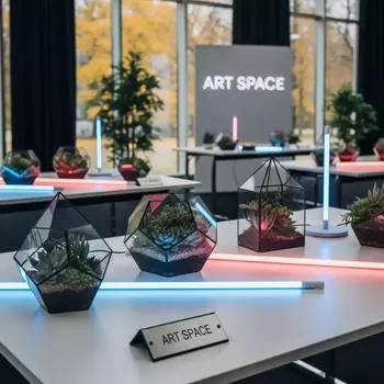 Аренда Неоновый флорариум мастер класс в Novotel Resort — ART SPACE