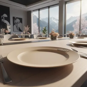 Аренда Тарелка закусочная Porland бежевая 24 см в Sochi Marriott Krasnaya Polyana — ART SPACE