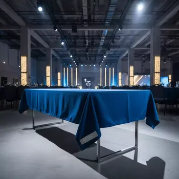Аренда Стол прямоугольный 180х80 см с мулетоном в VK Stadium Sirius — ART SPACE