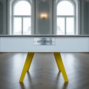 Аренда Стол Uno yellow & white в Stella di Mosca — ART SPACE