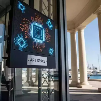 Аренда Светодиодные экраны для витрин магазинов на территории Морпорта Сочи — ART SPACE