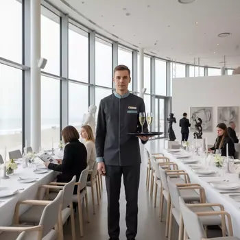 Аренда Официант на выставку в пляжном клубе Del Mar — ART SPACE