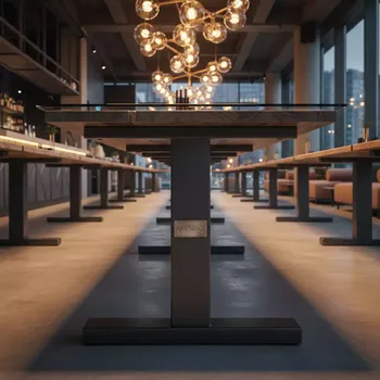 Аренда Подстолье стальное 1093EM в ресторане «Магадан» — ART SPACE