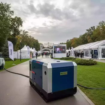Аренда Генератор дизельный Denyo DCA 220 кВА 176 кВт в парке «Ривьера» — ART SPACE