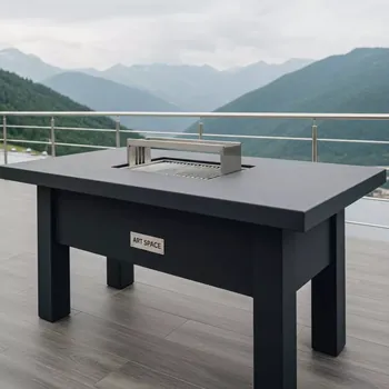 Аренда Барбекю 1 BBQ 1 прямоугольный стол из литого алюминия в Radisson Hotel Rosa Khutor — ART SPACE