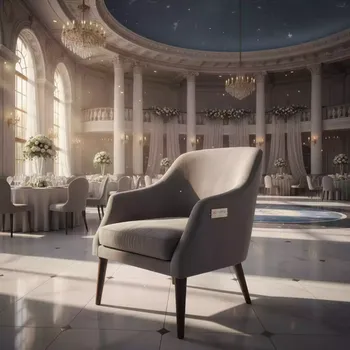 Аренда Кресло Loki велюр серое в Cosmos Sochi Hotel — ART SPACE