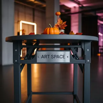 Аренда Стол банкетный круглый пластиковый 180 см R4E 00232 в Imeretinskiy Hotel — ART SPACE