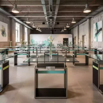 Аренда Столы квадратные стеклянные в отеле «Звездный» — ART SPACE
