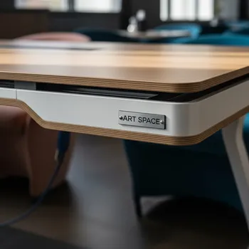 Аренда Стол ламинированный с каналом для проводов Rizz Workstation в ресторане «Плакучая Ива» — ART SPACE