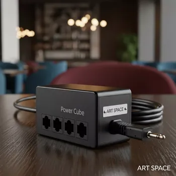 Аренда Фильтр сетевой Power Cube 1,9 м 5 розеток с заземлением в ресторане «Магадан» — ART SPACE