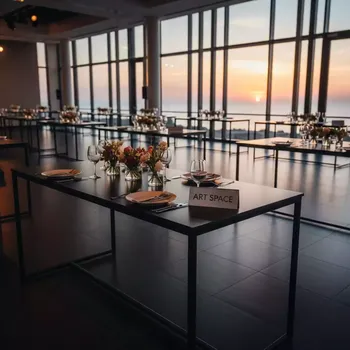 Аренда Столы коктейльные 120х60 см в Radisson Blu Resort & Congress Centre — ART SPACE