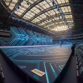 Аренда Баннер Vikuflex короткий горячего ламинирования усиленный Frontlit 440 гр 40x3,2 м в Ледовом дворце «Айсберг» — ART SPACE