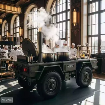 Аренда Кухня полевая КП 2 48 в ресторане «Магеллан» — ART SPACE