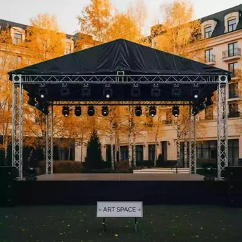 Аренда Сцена двускатная 6х4 черная в отеле Radisson Lazurnaya — ART SPACE